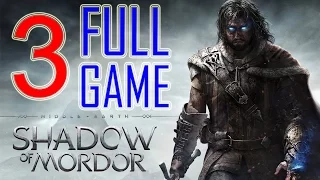 Middle Earth Shadow of Mordor Walkthrough Part 3 PS4 Gameplay lets play playthrough - No Commentary