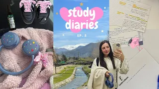 STUDY DIARIES EP. 5 [una semana conmigo] 🌸🧧🫧🍓📑🛍️