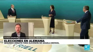 Informe desde Berlín: así fue el segundo debate de candidatos a la cancillería de Alemania