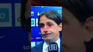 Simone Inzaghi commenta la sconfitta nel derby. Inter 1 Milan 2