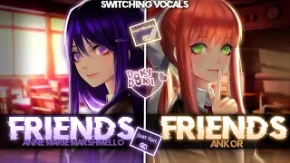 ◤Nightcore◢ ↬ FRIENDS [Switching Vocals | ANKOR COVER]