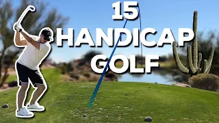 I played golf in the DESERT... [EVERY SHOT]