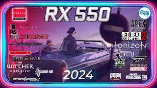 🟥 AMD RX 550 in 15 Games | Gaming in 2024