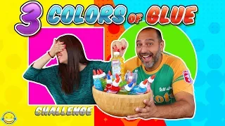 3 COLORS of GLUE SLIME CHALLENGE - 3 Colores de Cola para Slime! Bego y Jordi - Momentos Divertidos