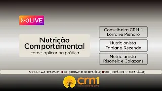 Live | Nutrição Comportamental: como aplicar na prática