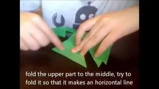 How to make an origami bow