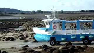 The amphibious vehicle to Île Tatihou