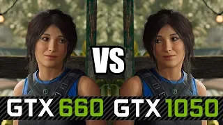 GTX 1050 vs GTX 660 test in 5 Games