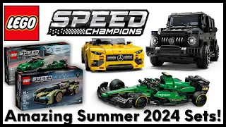 LEGO Speed Champions Summer 2024 Sets (Mercedes, Lamborghini + More!)