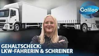 Gehaltscheck: Wie viel verdienen LKW-Fahrerin Melina und Tischler Matthias?