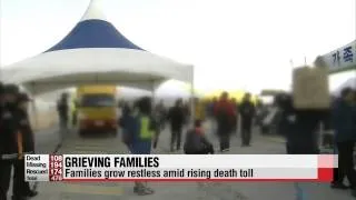 Families grow restless amid rapidly rising ferry death toll