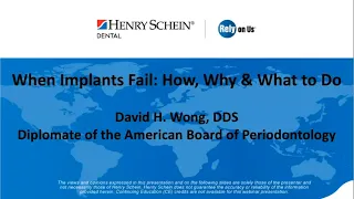 When Implants Fail: How, Why & What to Do