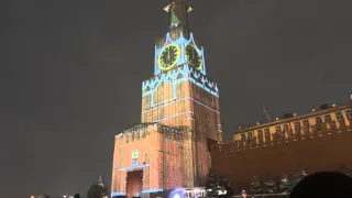 New Year on Red Square in Moscow