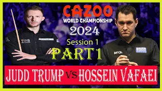 Judd Trump vs Tom Ford Session 1 | Cazoo World Championship 2024 | #snooker2024 | #juddtrump