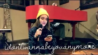 IDONTWANNABEYOUANYMORE COVER WITH MY DAD !!