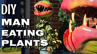 Halloween DIY - Man Eating Plants - Custom Prop Build