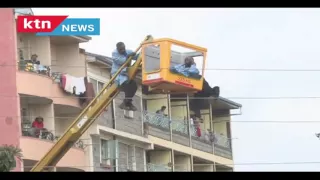 [Warning Graphic Video] Two Nairobi County electricians electrocuted while repairing street lights