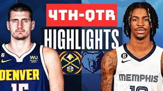 Denver Nuggets vs. Memphis Grizzlies Highlights HD 4TH-QTR | NBA October 27, 2023
