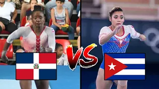 Marcia Videaux 🇨🇺 vs Yamilet Peña 🇩🇴 Gimnasia por la medalla de oro 🥇 |Juegos Centroamericanos 2018|