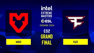 MOUZ vs. FaZe - Map 1 [Overpass] - IEM Chengdu 2024 - Grand final