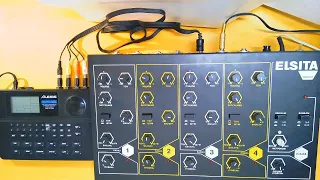 ALESIS SR16 end vintage analog drum module ELSITA RMIF