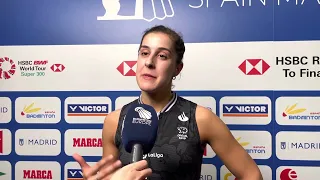 Madrid Spain Masters 2023 - Carolina Marin advances to the semifinals