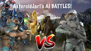 MARINES VS BANISHED SPECIES! Halo Infinite AI battle forge