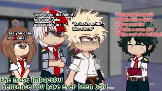 "The most impactful sentence you have ever been told" meme || Gacha Club||Bnha-Mha|| BkDk Angst