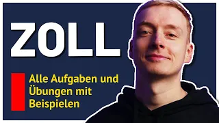 WEBINAR: Zoll Einstellungstest üben I Alle Übungen für das Zoll Auswahlverfahren 2024 (Teil 1)