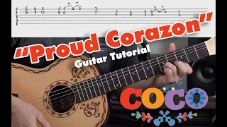 COCO - PROUD CORAZÓN - Guitar Tutorial (TAB INCLUDED!)