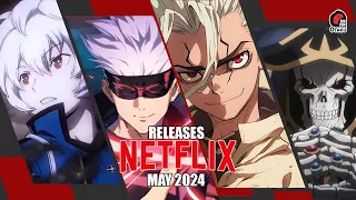 🤩 ANIME releases COMING to NETFLIX in MAY 2024  | Rincón Otaku