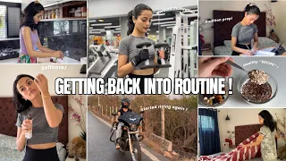 Getting Back Into Routine💫: being productive, working out, healthy meals, selfcare + riding bike !