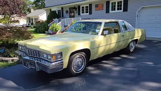 1977 Cadillac Coupe DeVille For Sale~Beautiful Color Combination~Low Mileage~Collector Owned