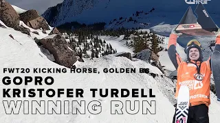 FWT20 Kicking Horse Golden BC | Kristofer Turdell Ski Men GoPro Winning Run