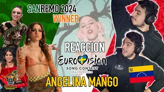 Angelina Mango - La Noia /// ITALIA VA CON TODO. Eurovision 2024. Venezuelan  Reacts.