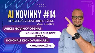 AI novinky #14: Konečně lepší AI než ChatGPT, OpenAI klonování hlasu a další