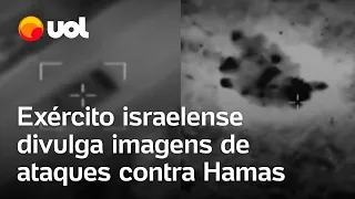 Guerra Israel x Hamas: Exército israelense divulga imagens de ataques contra Hamas; Assista o vídeo