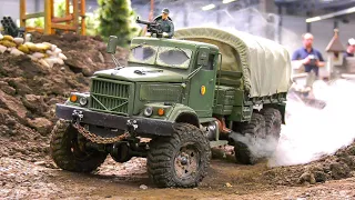 MEGA RC TRANK, RC MILITARY VEHICLE COLLECTION!! RC MODEL ARMY TRUCKS, RC BRIDGE LAYER TANK