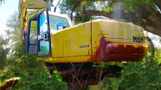 Man Finds HUGE EXCAVATOR LEFT BEHIND In Forrest AND BUYS IT!