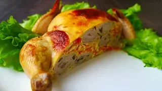 Juicy Chicken Stuffed With Crepes