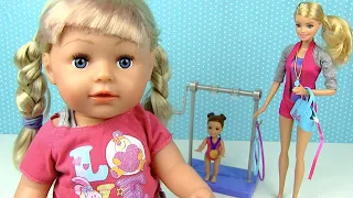 Кукла #Бебибон Эмили Барби Тренер по Гимнастике Игрушки Для девочек  Играем с игрушкой