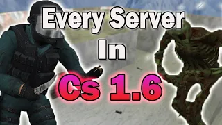 I Played EVERY Single Server In Cs 1.6