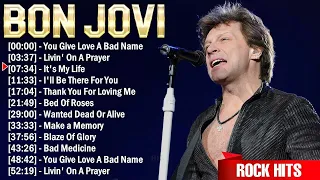 Bon Jovi Greatest Hits Playlist Full Album ~ Best Of Rock Rock Songs Collection Of All Time