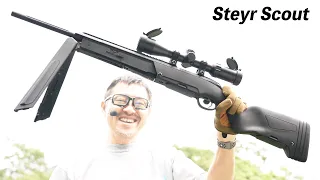 ステアー公式  Steyr Scout ボルトアクション スナイパー ライフル エアコキ エアガンレビュー