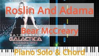 🎹Solo & Chord, Roslin And Adama, Bear McCreary, Synthesia Piano