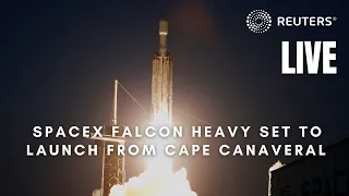 LIVE: SpaceX Falcon Heavy set to launch from Cape Canaveral