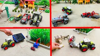DIY tractor mini plough machine science project | DIY effective Agricultural Machinery ( 2 hour )