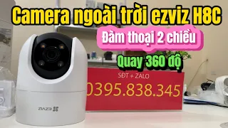 Camera ezviz - Camera ngoài trời H8c Đàm thoại 2 chiều - hình ảnh Full HD 1080 - Quay 360₫ Mới 2024