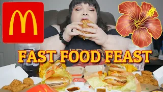 McDonald's Fast Food Feast Mukbang