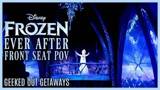 Frozen Ever After Ride POV Front Seat Low Light - Walt Disney World 2018